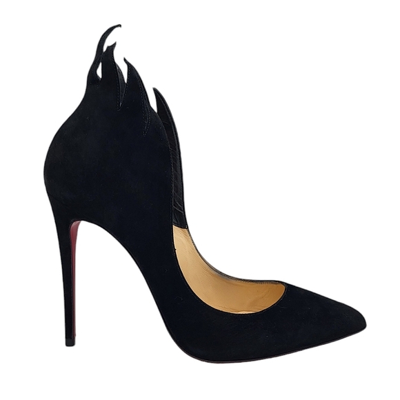 Christian Louboutin Victorina 100 Flame Pumps Black 36 - Picture 4 of 16